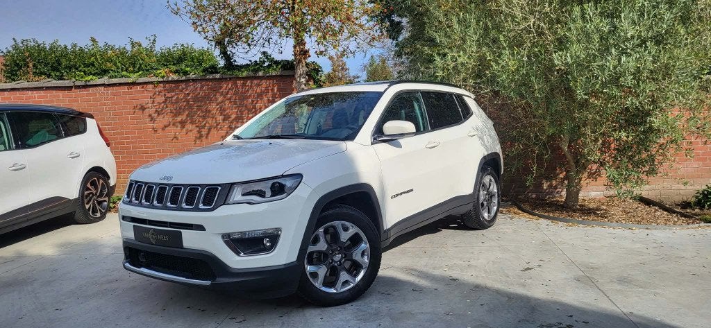 Jeep Compass 1.4i M-Air Limited ~ Pano ~ full historiek, Autos, Cuir, Essai à domicile, Achat, Euro 6