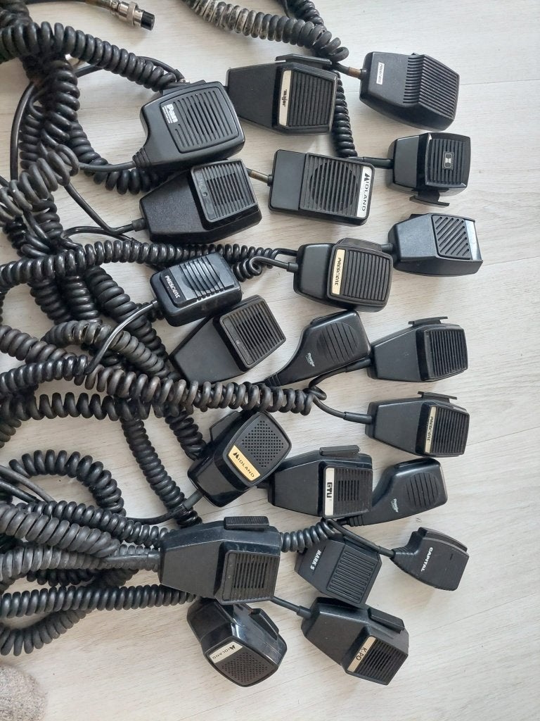 hand MICROFOONS, Telecommunicatie, Zenders en Ontvangers, Ophalen, Gebruikt, Zender en Ontvanger