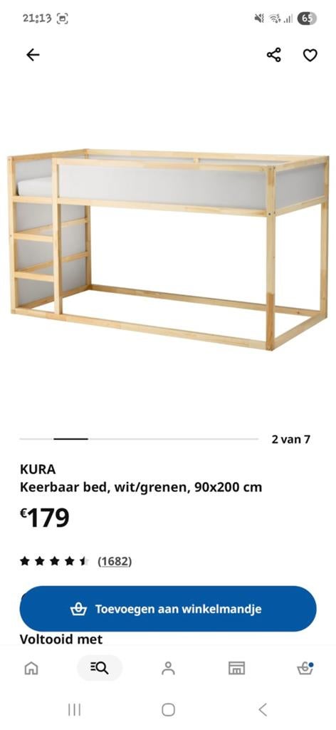 Omkeerbaar stapelbed, Ophalen, Stapelbed
