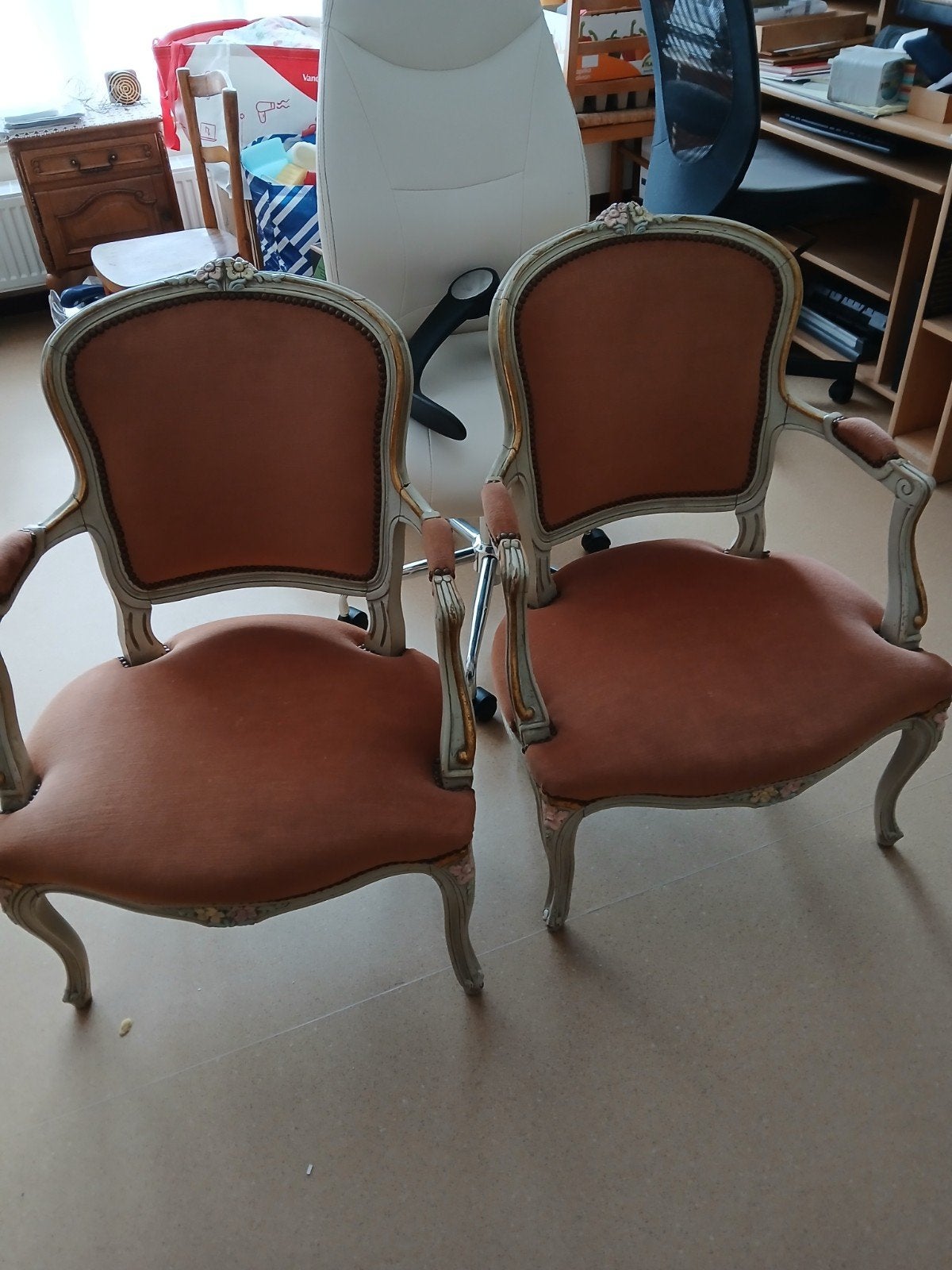 fauteuils encien., Enlèvement, Encien