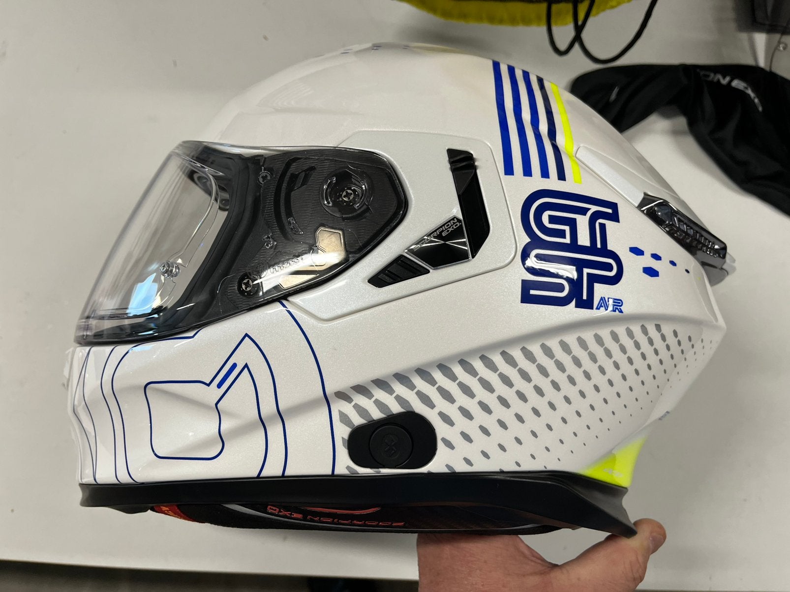 Casque scorpion GT SP AIR taille L, Motos, Enlèvement ou Envoi, L