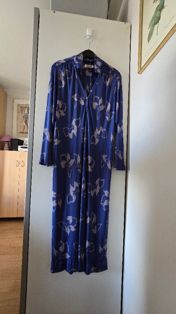 Robe longue – Taille 42 à 46 – Très agréable à porter, Rodier paris, Enlèvement ou Envoi, Comme neuf, Bleu
