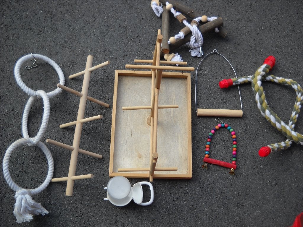 accessoires cage oiseau, Ophalen, Zo goed als nieuw