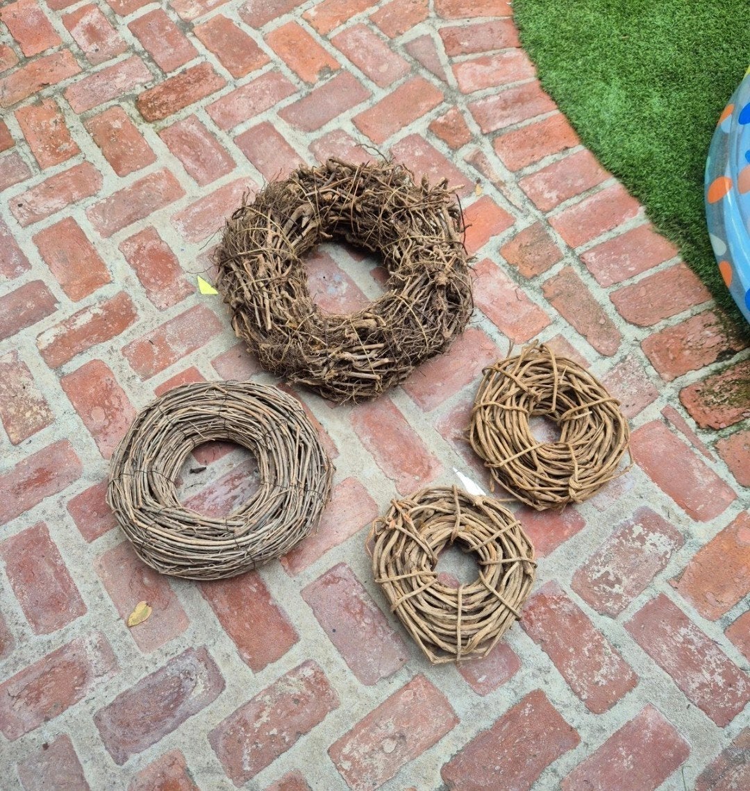 Kransen, Huis en Inrichting, Ophalen of Verzenden, Gebruikt, Krans, Natuurlijk materiaal
