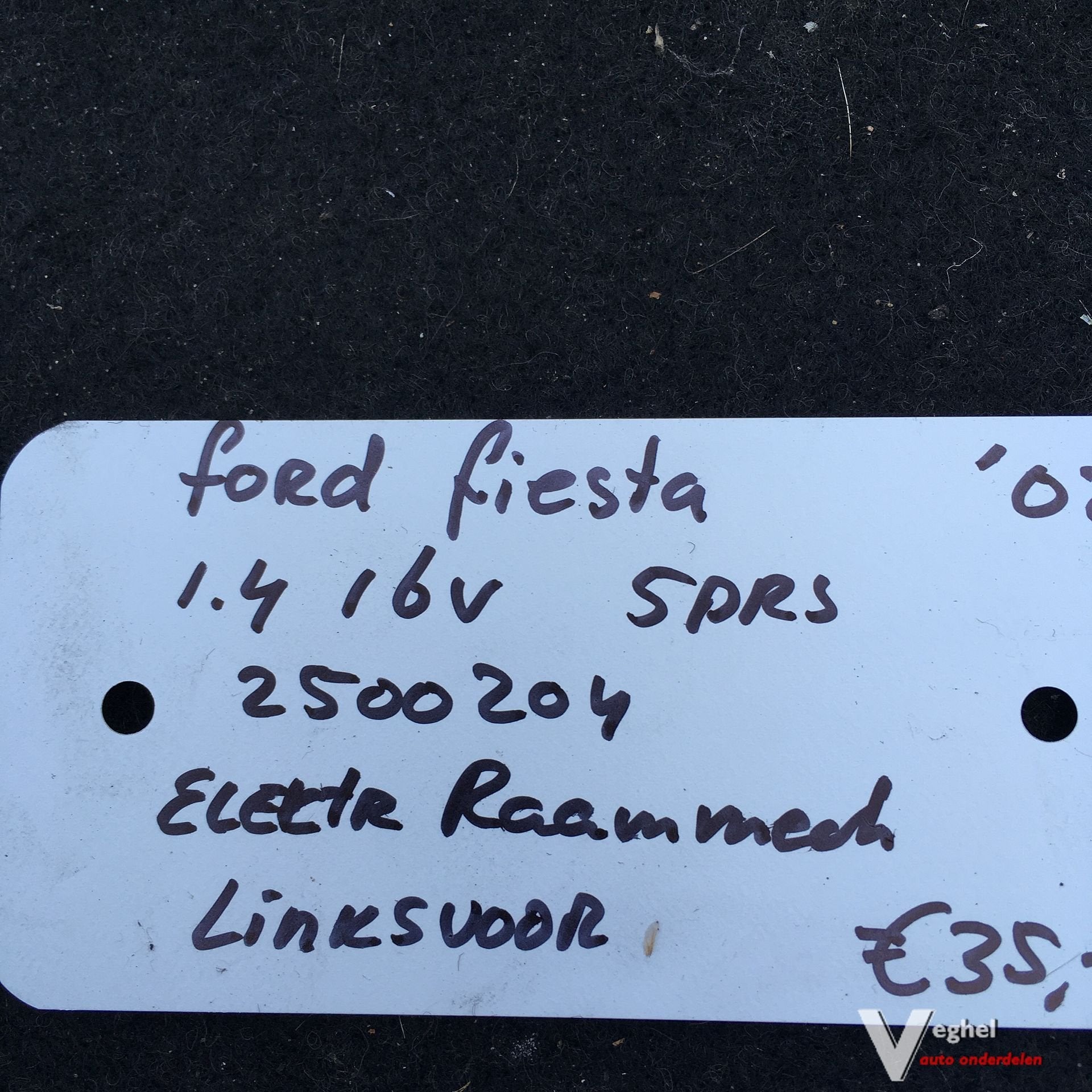 Ford Fiesta 1.4 16v 5drs  2002 2500204 Elektr Raammechanisme, Auto-onderdelen, Gebruikt, -, -, Ophalen of Verzenden