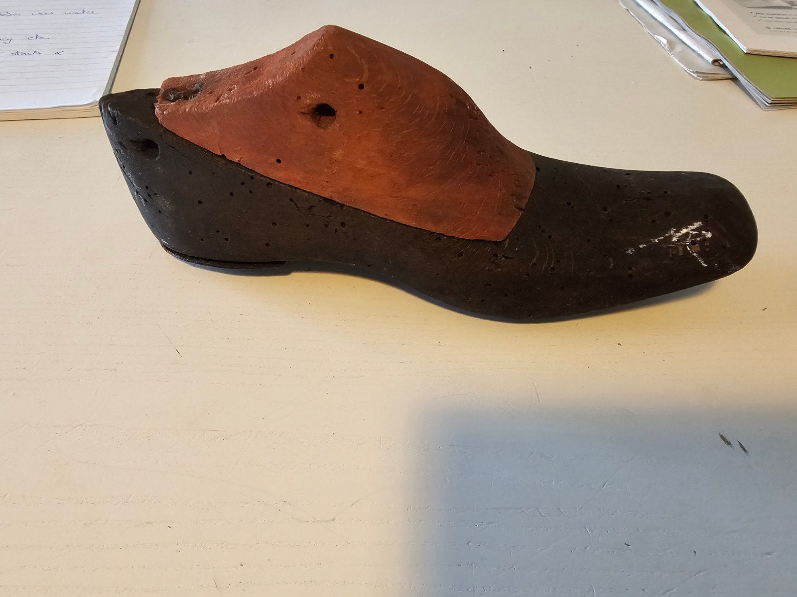 antieke schoenleest
Zeer oud, Ophalen of Verzenden