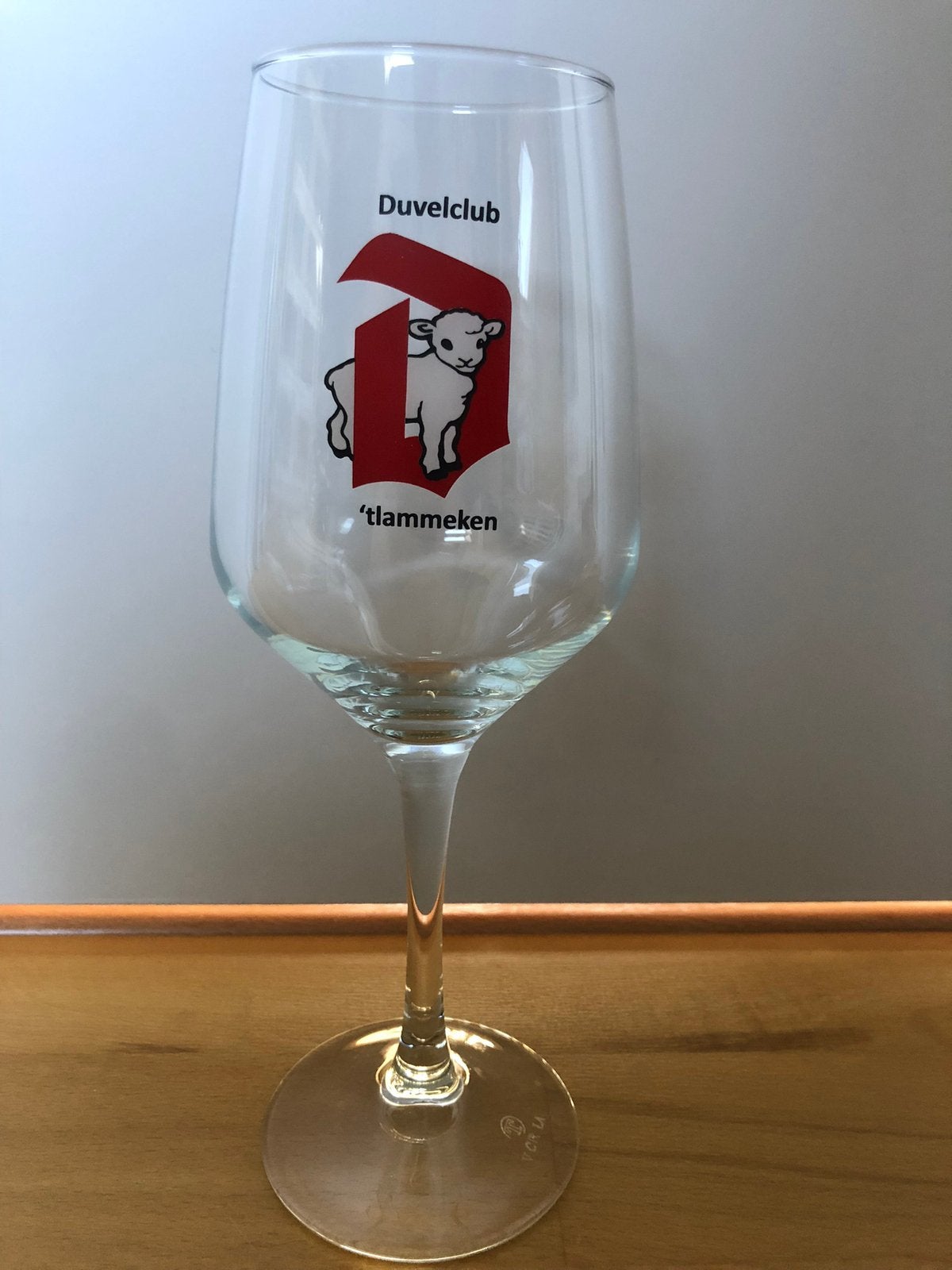 Duvel glas wijnglas Duvelclub t Lammeken, Verzamelen, Ophalen of Verzenden, Nieuw, Bierglas