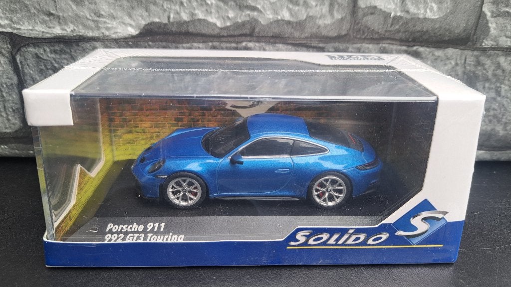 Porsche 911 (992) GT3 Touring 1/43ème, Hobby en Vrije tijd, Solido, Auto, Solido, Nieuw
