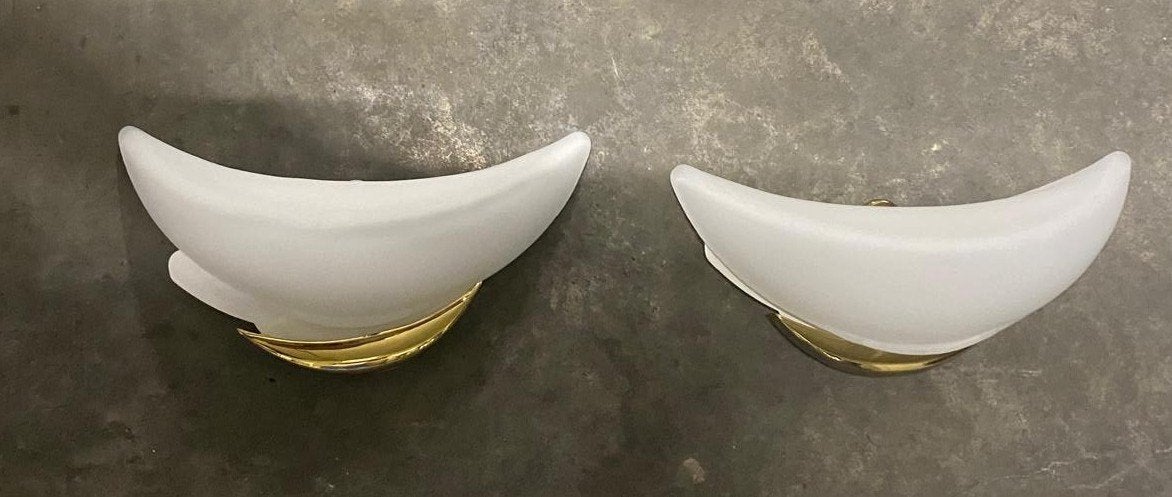 Lampes murales, Maison & Meubles, Lampes | Appliques, Enlèvement, Verre, Blanc