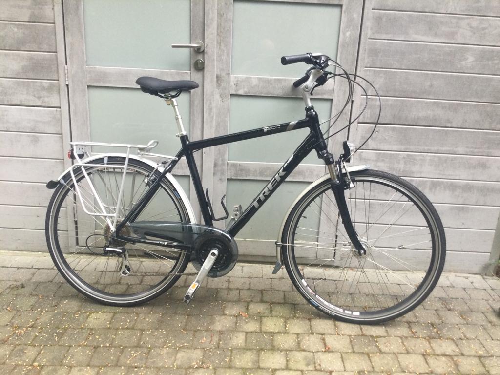 Mooie herenfiets Trek T200 maat 56, Fietsen en Brommers, Gebruikt, Velgrem, Versnellingen, 57 tot 61 cm
