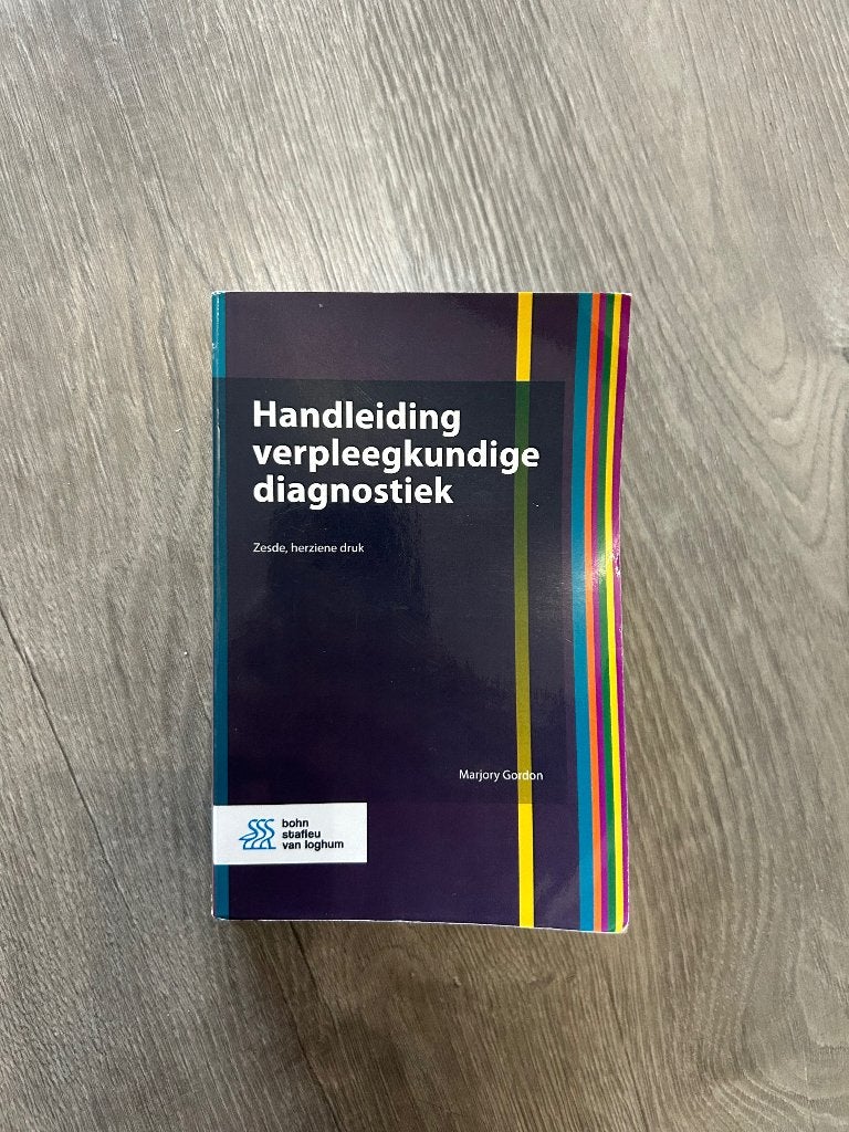 Handleiding verpleegkundige diagnostiek, Ophalen of Verzenden, Gelezen, Hoger Onderwijs