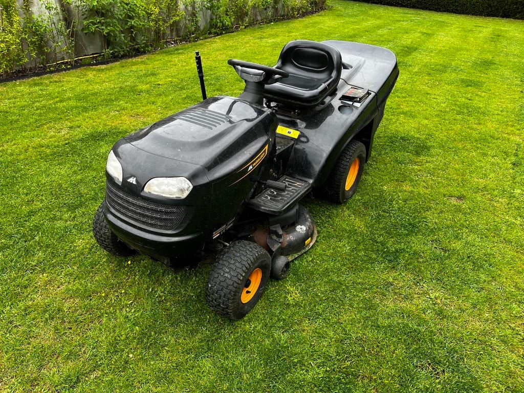 McCulloch zitmaaier / 2messen / 13,5pk, Jardin & Terrasse, Tondeuses autoportées, Utilisé, 90 à 120 cm, Démarrage électrique, Bac de ramassage