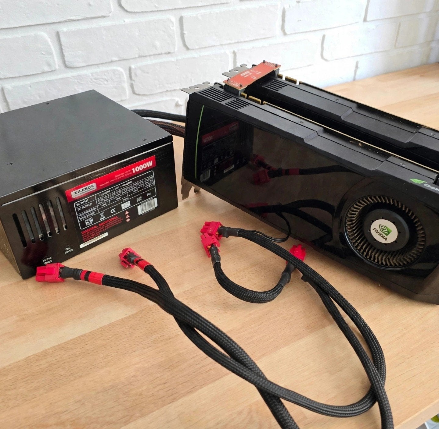 Lot 2x gtx 580 SLI +alim 1000 watts, Enlèvement ou Envoi, PCI Express 2, Comme neuf, GDDR5