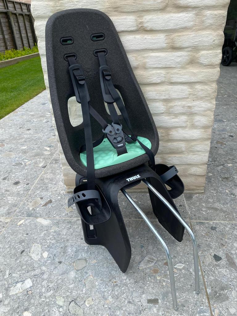 Thule Yepp Nexxt Maxi Mint, Achterzitje, Voetsteuntjes, Nieuw, Ophalen