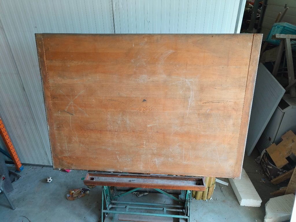 Industriële tekentafel, Doe-het-zelf en Bouw, Tekentafels, Ophalen, Gebruikt, Minder dan 130 cm