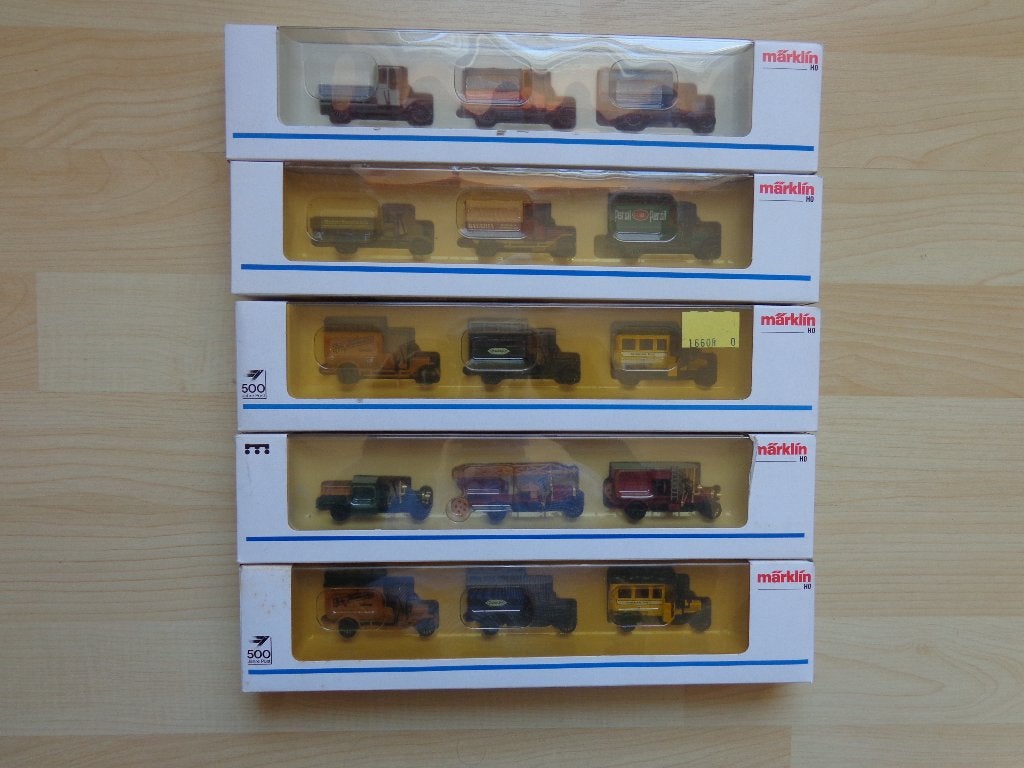 Marklin ho Lot de 5 Coffrets de Véhicules 'OLD TIMER'., Enlèvement ou Envoi, Comme neuf, Autres types, Märklin