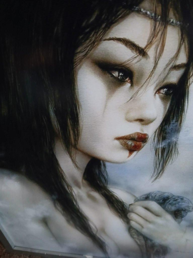 cadre geisha luis royo 30*40cm japon, Ophalen of Verzenden
