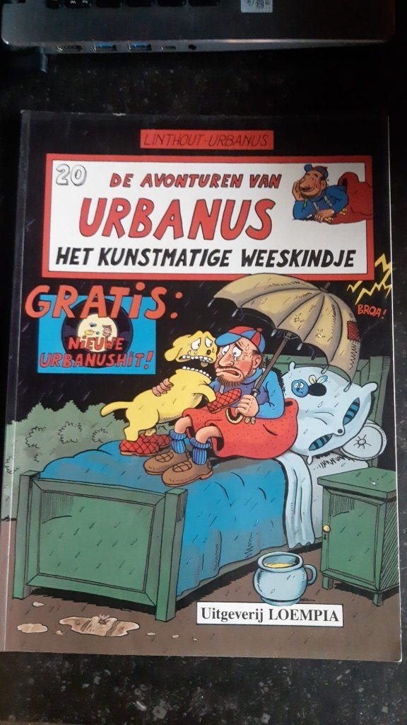 Urbanus 20 - Het kunstmatige weeskindje - 1ste druk, Enlèvement, Utilisé