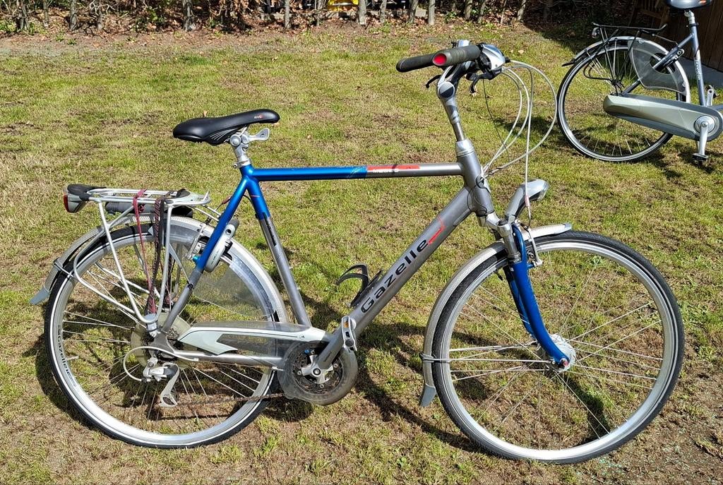 Herenfiets Gazelle Medeo hybride, Fietsen en Brommers, Ophalen, 28 inch, Gebruikt, Vering