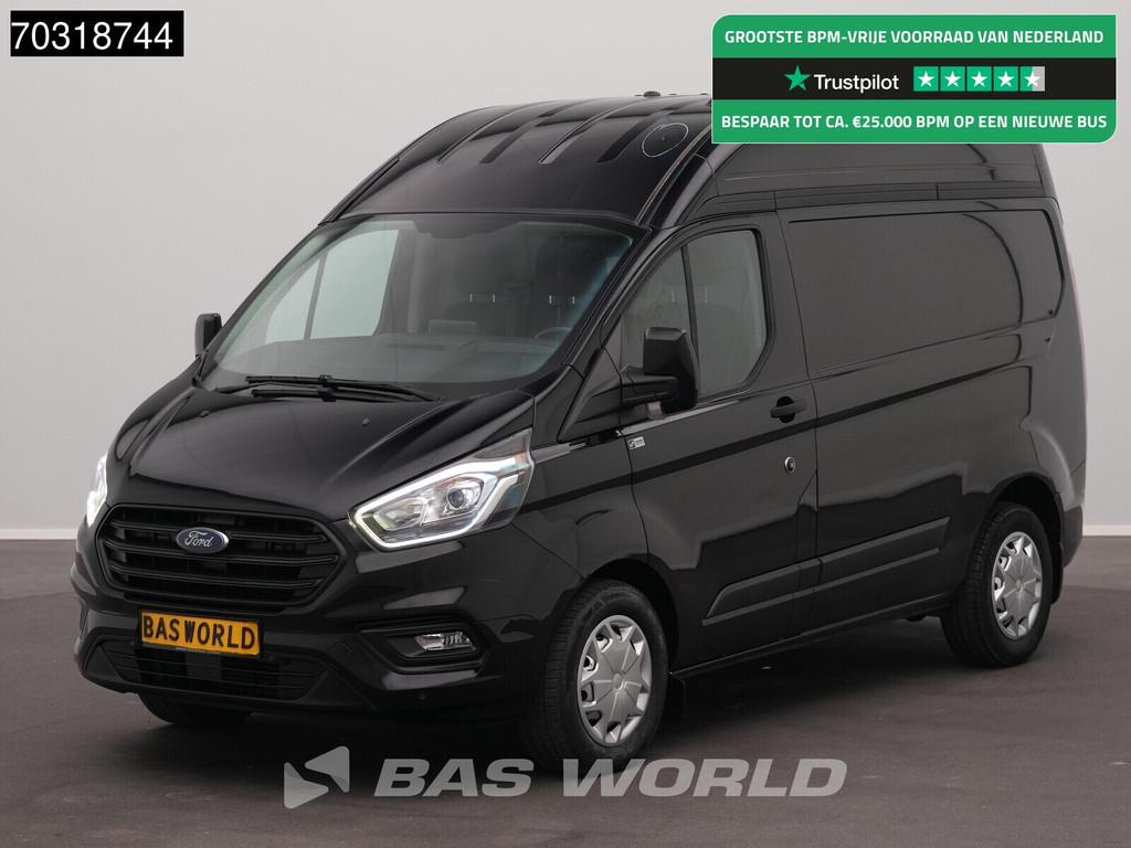 Ford Transit Custom 130PK Automaat L1H2 Airco Cruise Camera, Automaat, Euro 6, 4 cilinders, Zwart