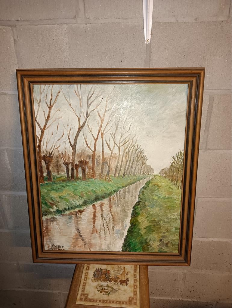 waterdreef, Antiek en Kunst, Kunst | Schilderijen | Klassiek, Ophalen