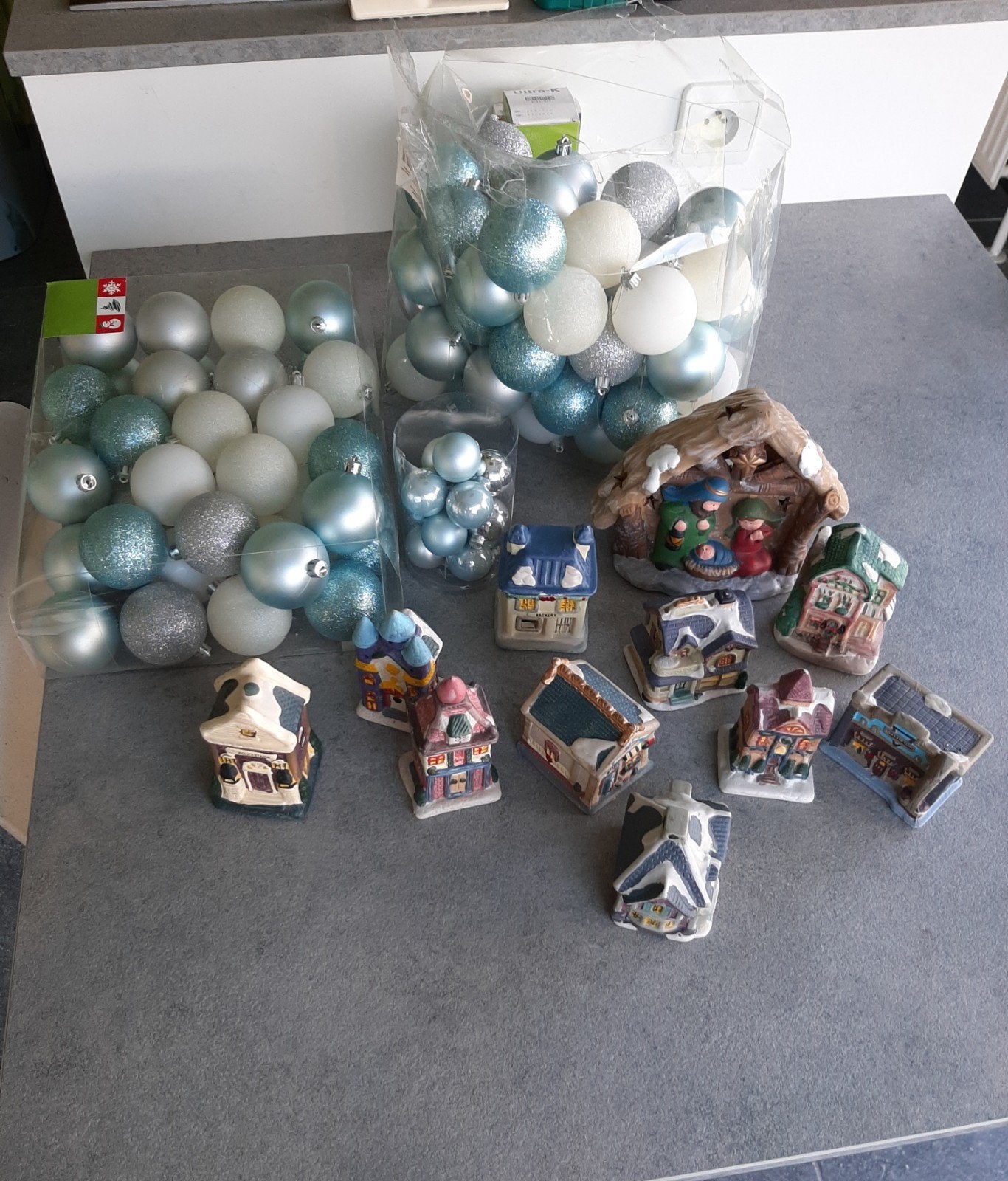 kerstgerief en kerstboom 155 cm, Diversen, Ophalen