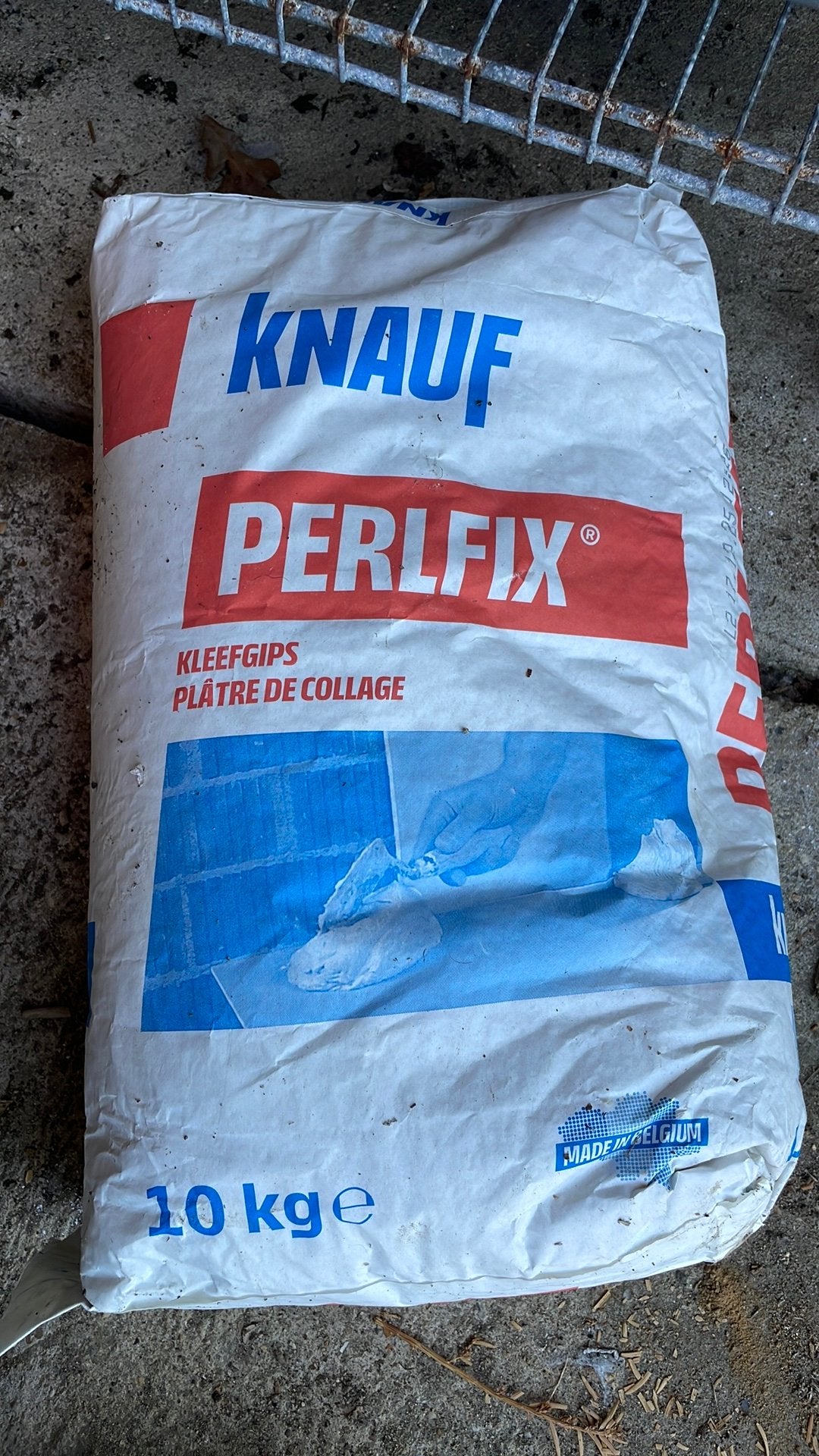 Knauf kleefgips, Ophalen, Zo goed als nieuw