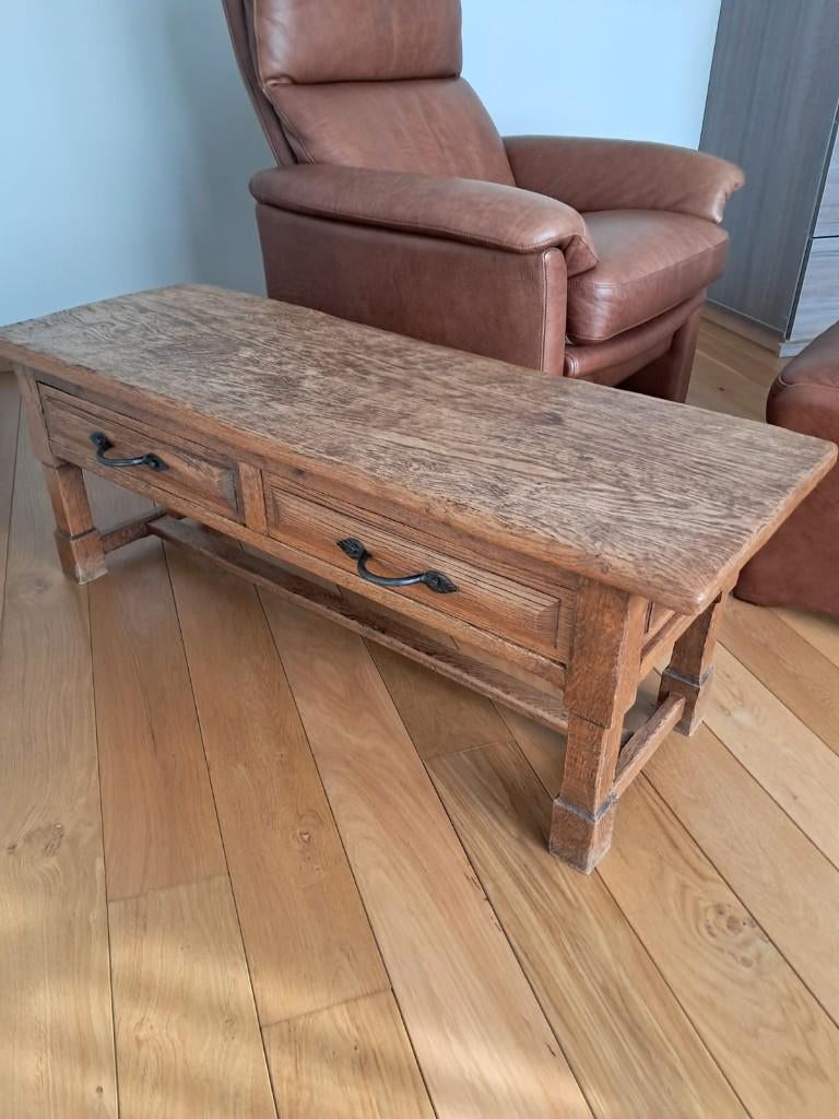 Table basse ancienne, Enlèvement