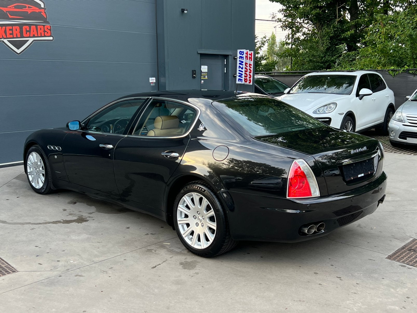 Maserati Quattroporte 4.2i V8 295kW 100% BELGIAN, Auto's, Maserati, Automaat, 295 kW, Zwart, Bedrijf