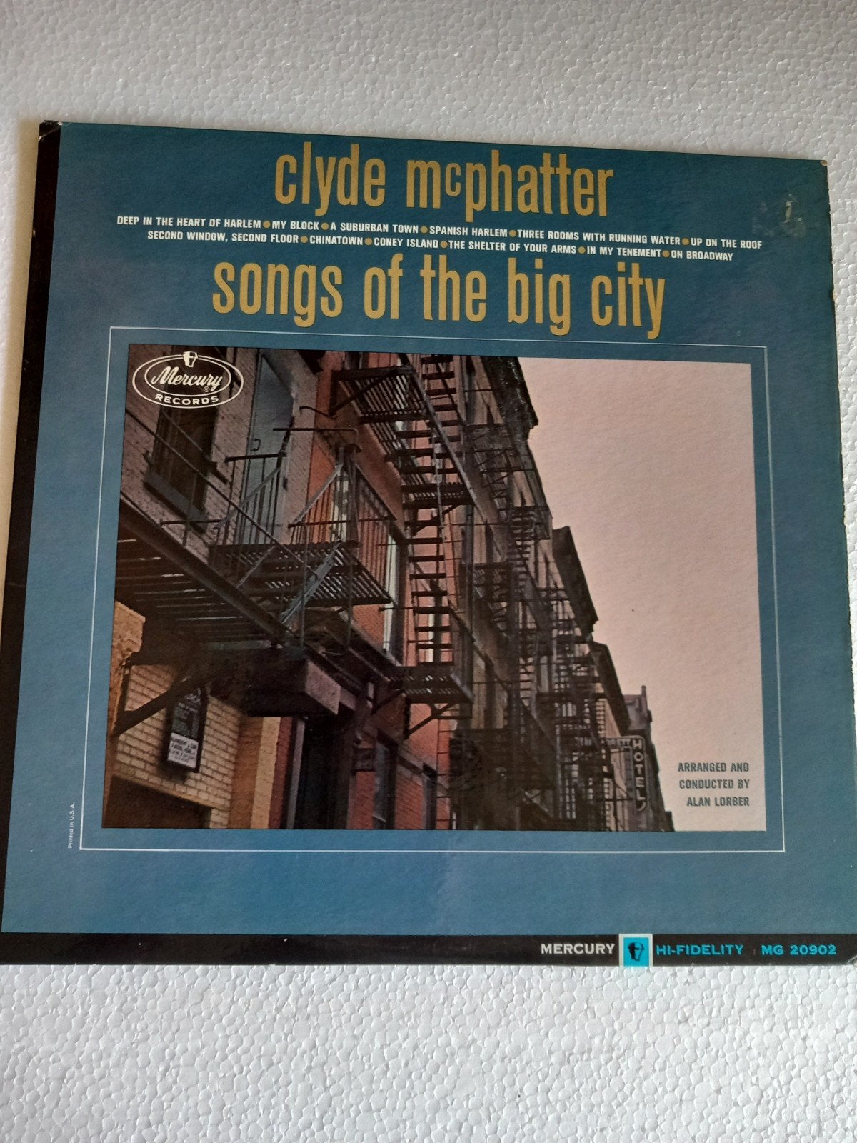 CLYDE MCPHATTER. CHINATOWN. 60S USA LP, LP
