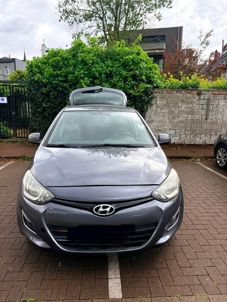 Hyundai i20 2014, Auto's, Blauw, Bedrijf, Handgeschakeld, 5 deurs