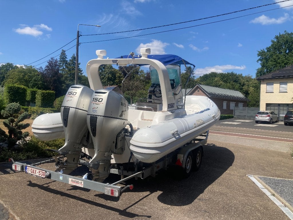 rib 680 SE Ribstar avec moteur 2x150 ch Honda : 52500 Euro, 50 cm, Autres marques, Enlèvement ou Envoi, Pagaies