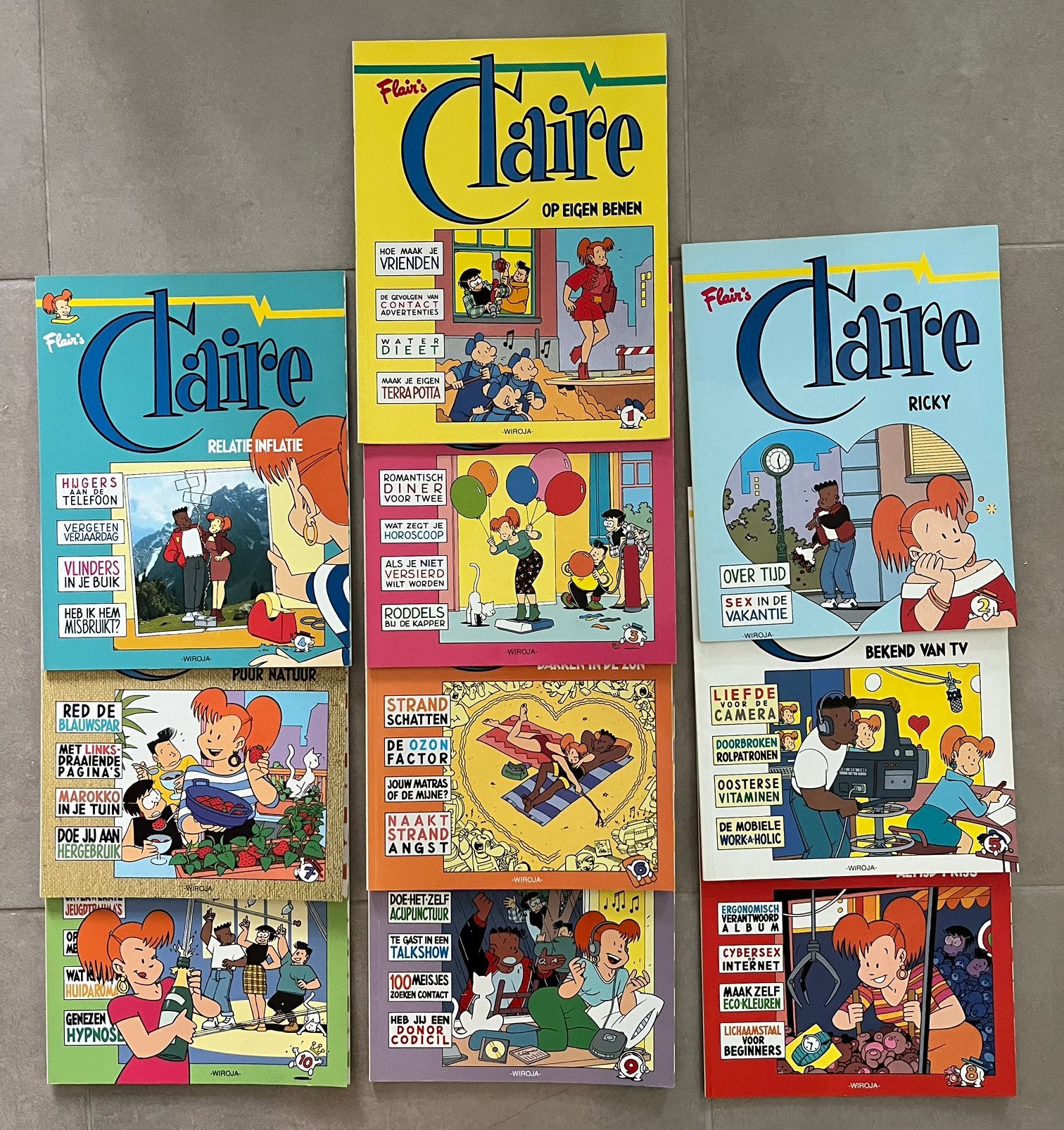 Strips Claire - bundel, Plusieurs comics, Enlèvement, Utilisé