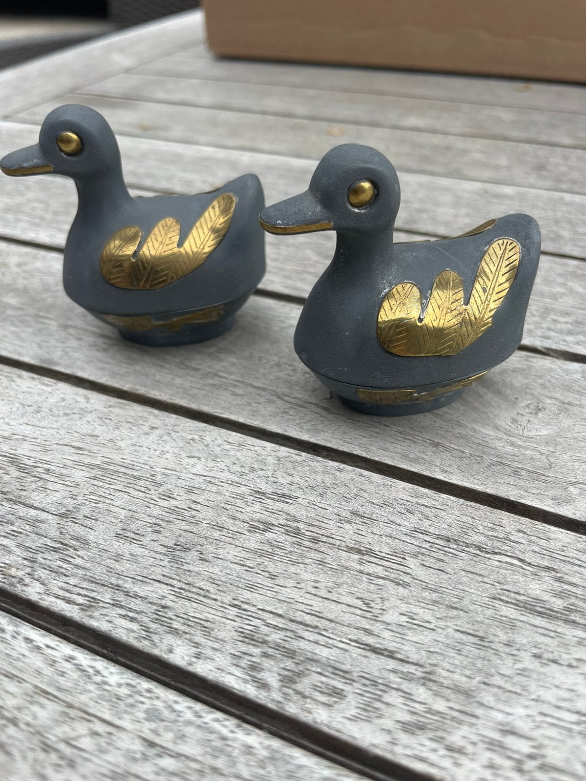 Vintage snuiterdoosjes, Antiquités & Art, Antiquités | Bronze & Cuivre, Enlèvement