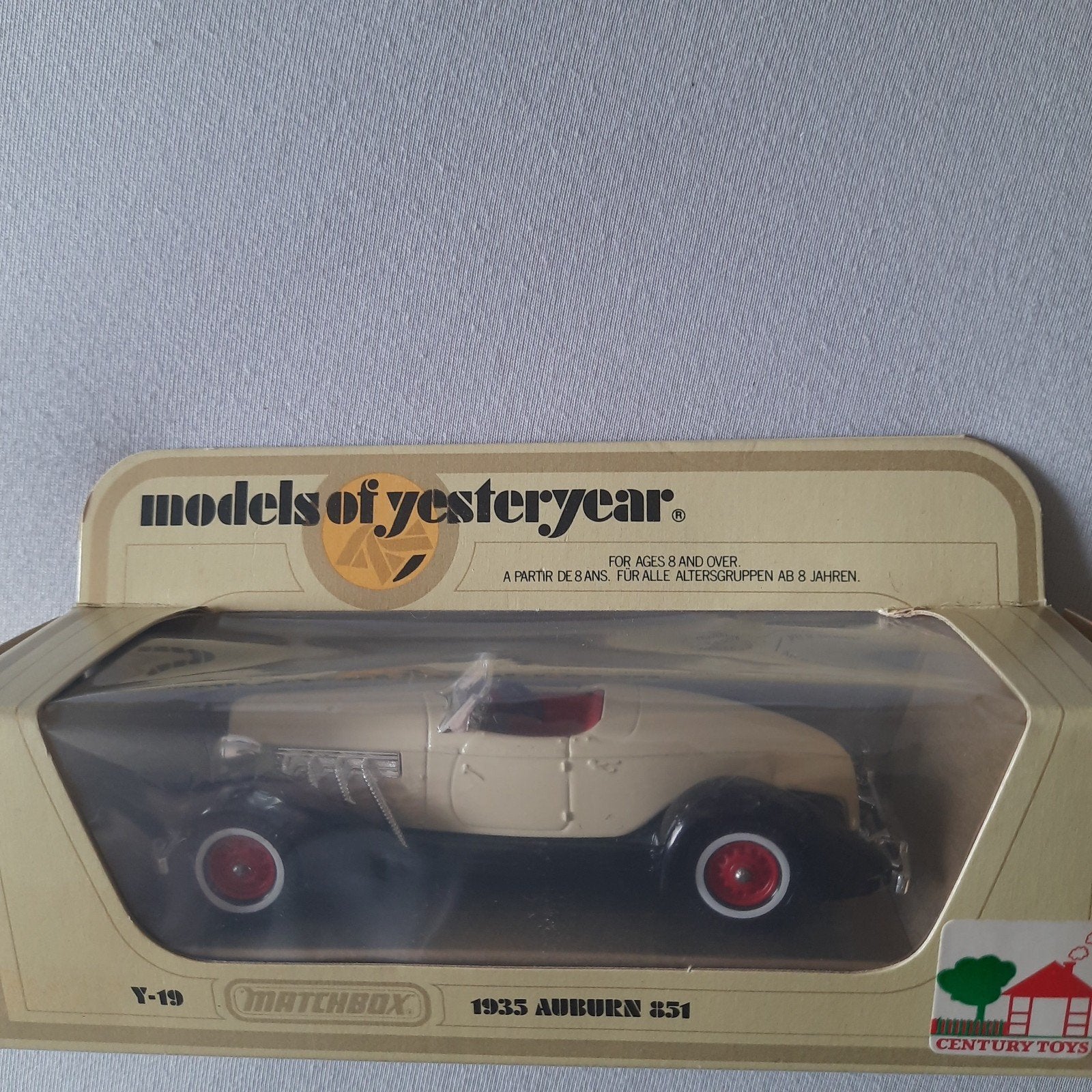 MATCHBOX MOYY No. Y-19* AUBURN 351 1935 *VINTAGE*NEUF*MIB*, Enlèvement, Neuf, Voiture, Matchbox