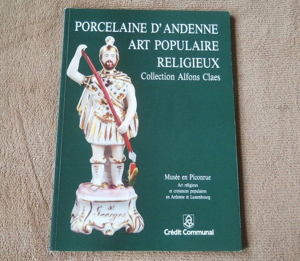 Porcelaine d' Andenne - Art populaire religieux, Antiek en Kunst, Ophalen of Verzenden
