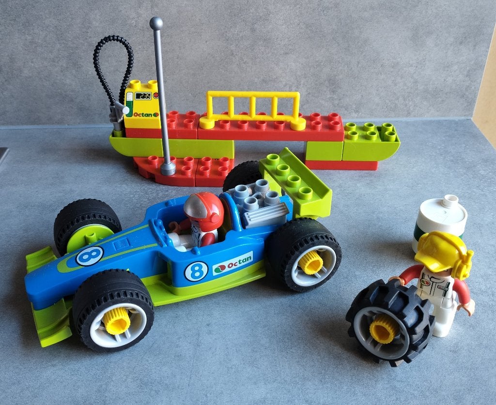 lego duplo raceteam, Ophalen of Verzenden, Gebruikt, Duplo