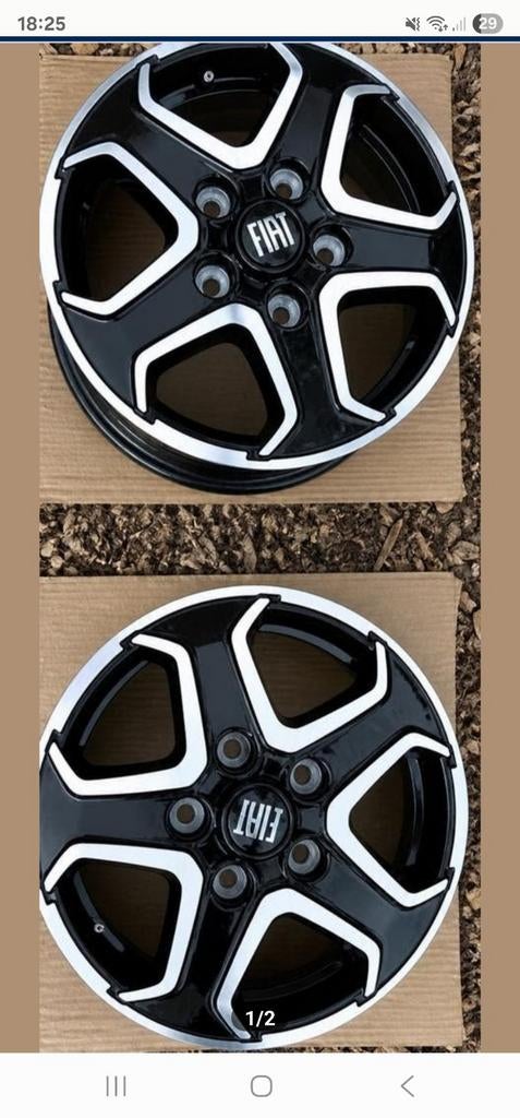 Velgen fiat citroën peugeot camper / bestelwagen, Auto-onderdelen, Banden en Velgen, Band(en), Zomerbanden, 16 inch, Bestelwagen