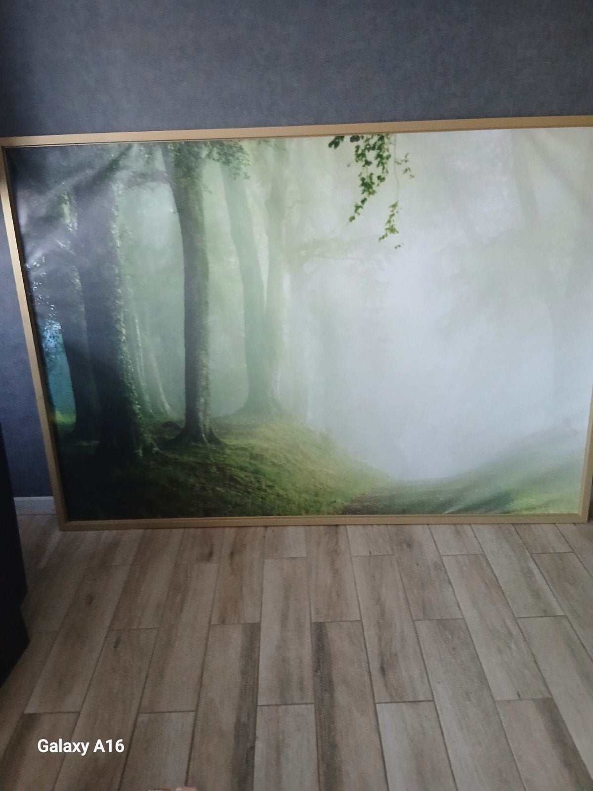 Ingelijste fotodoek ikea., Ophalen, Gebruikt, 125 cm of meer, Print