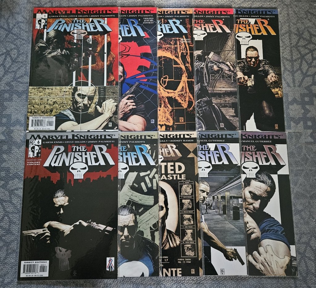 the Punisher (vol.6) #1-10 (2001), Complete serie of reeks, Ophalen of Verzenden, Zo goed als nieuw