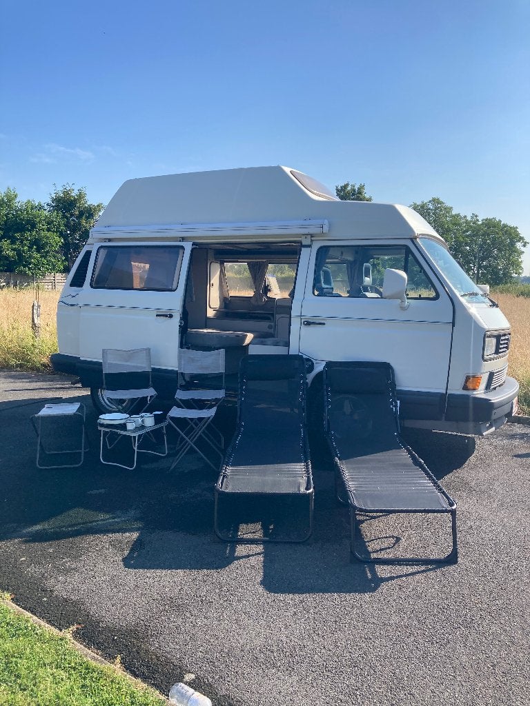 T3 Volkswagen Atlantic Uitzonderlijke staat, Luifel, 4 deurs, Achterwielaandrijving, Leder en Stof