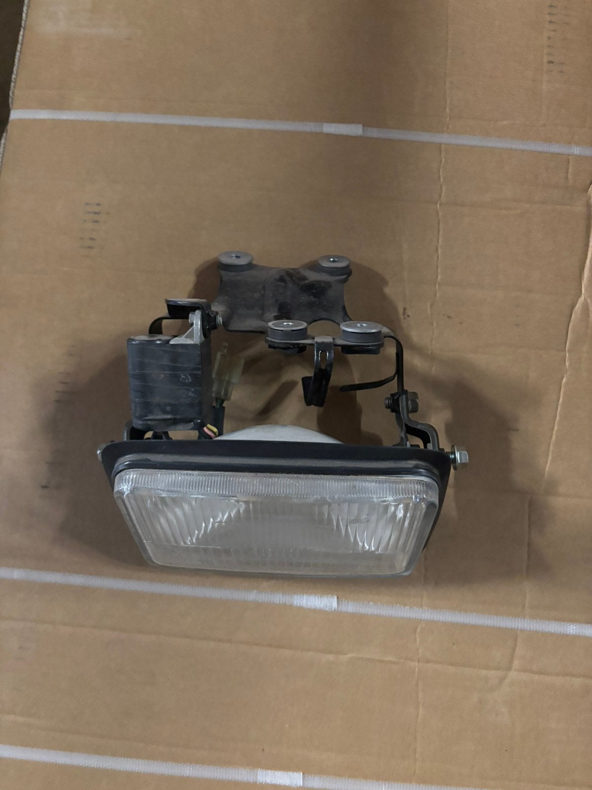 Koplampoptiek + snelheidsmeterhouder honda xr600 motorfiets, Motoren, Ophalen of Verzenden