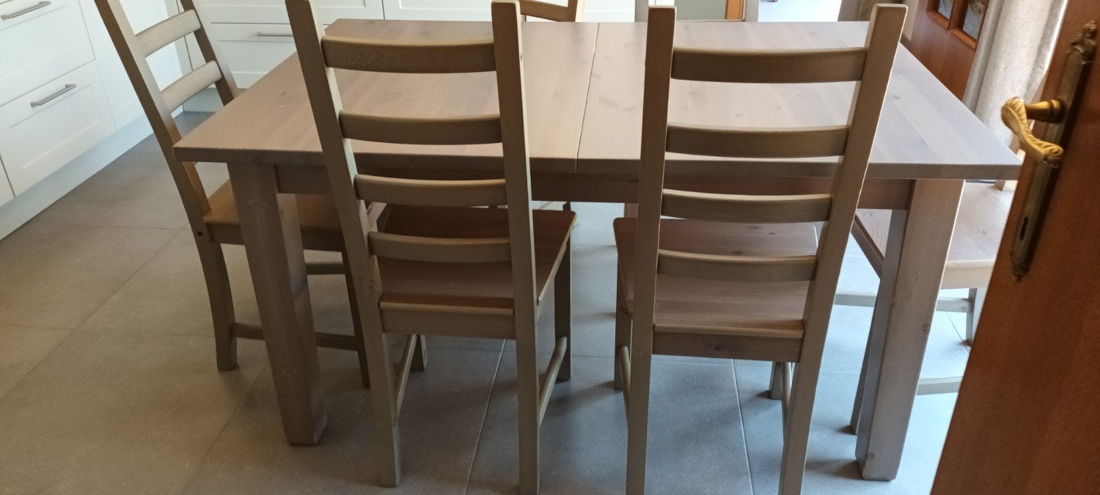 keukentafel, Huis en Inrichting, Tafels | Eettafels, Ophalen, Zo goed als nieuw