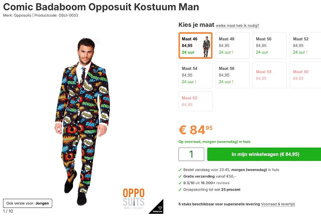 Mooi kostuum, Vêtements | Hommes, Costumes & Vestes, Enlèvement ou Envoi, Comme neuf