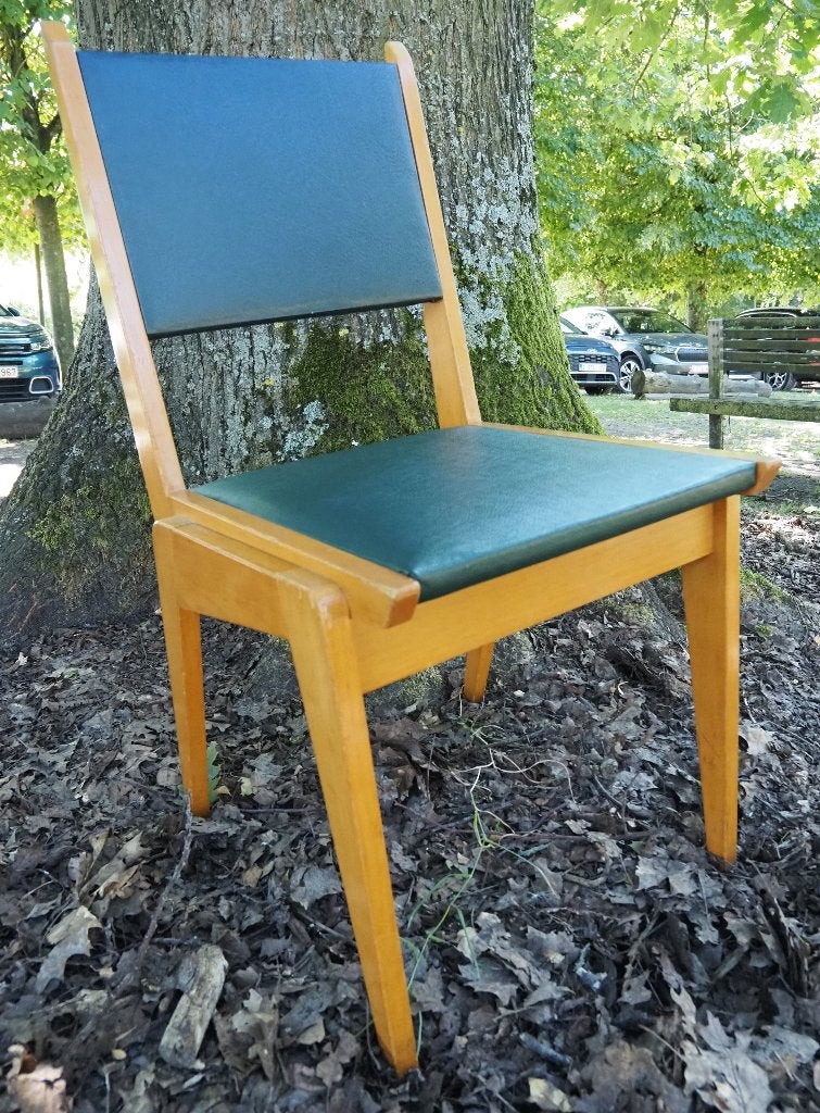 De Coene Stoel N371 Sandra 1958 Modernisme Decoene Kortrijk, Antiek en Kunst, Antiek | Meubels | Stoelen en Sofa's, Ophalen