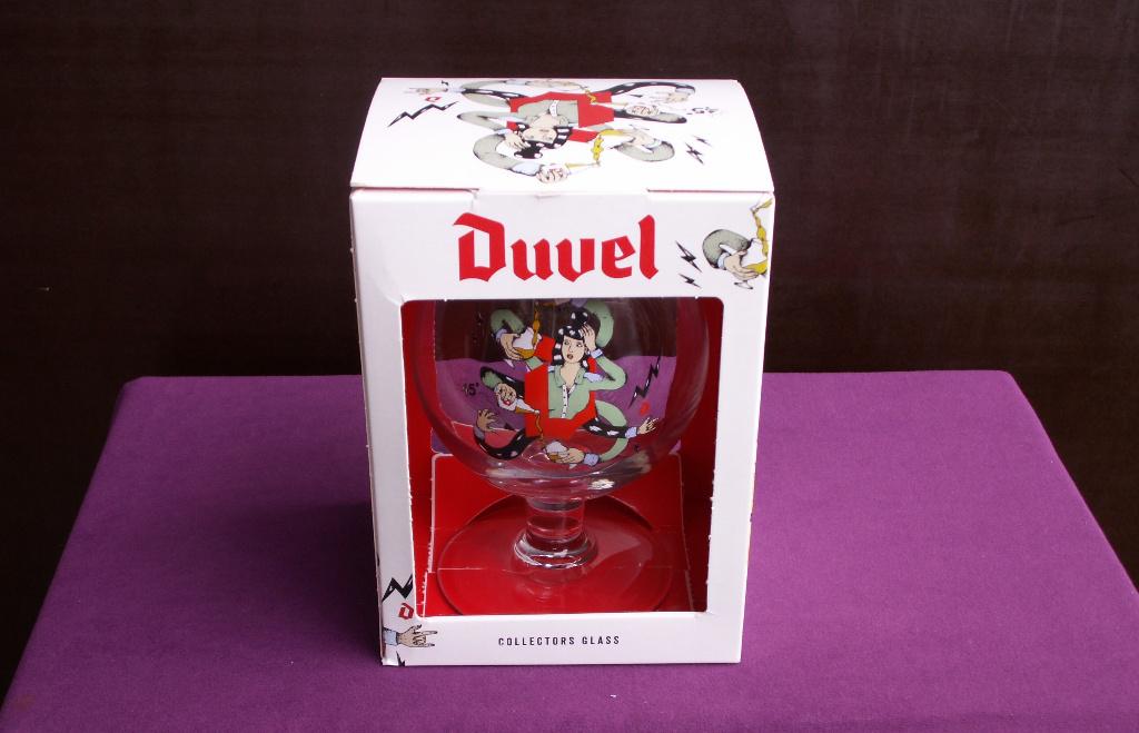 Bierglas, Duvel, Manuel Murillo, collectors glas., Verzamelen, Ophalen of Verzenden, Nieuw, Glas of Glazen, Duvel