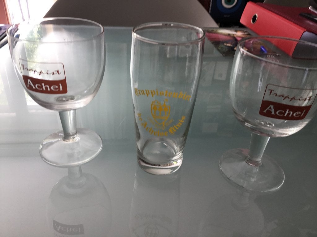 Trois verres trappistes achel, Ophalen of Verzenden, Zo goed als nieuw