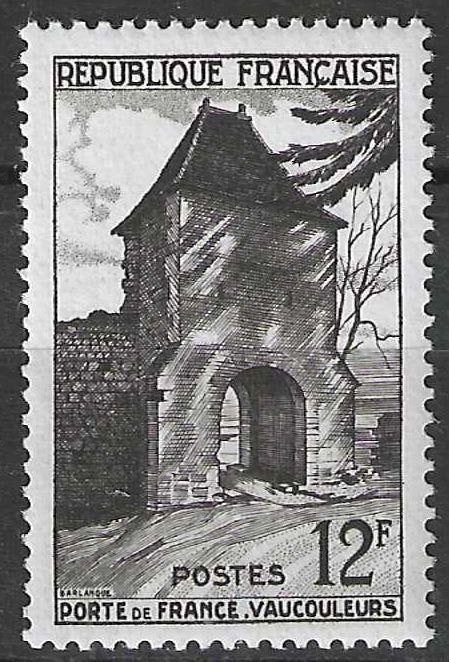 Frankrijk 1952 - Yvert 921 - Poort in Vaucouleurs (PF), Postzegels en Munten, Postzegels | Europa | Frankrijk, Postfris, Verzenden