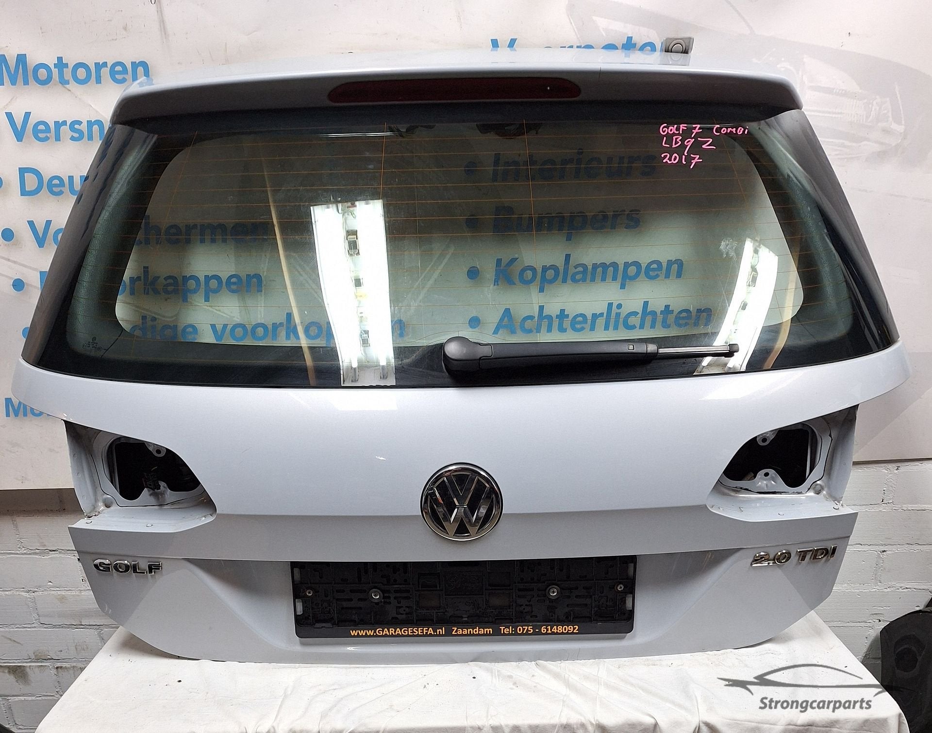 Achterklep VW Golf 7 VII Combi in goede staat kleur LB9Z, Arrière, Volkswagen, -, Haillon arrière