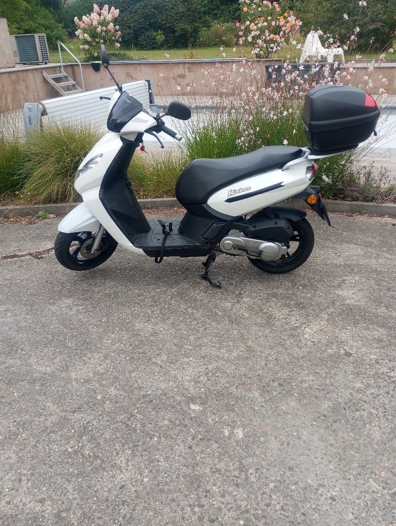Peugeot-scooter, Fietsen en Brommers, Scooters | Peugeot, Gebruikt, Overige modellen, Klasse B (45 km/u), Benzine, Ophalen